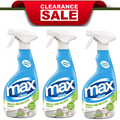 MAX CLEAN Mould & Mildew Remover 500ML X 3 BUNDLE DEAL